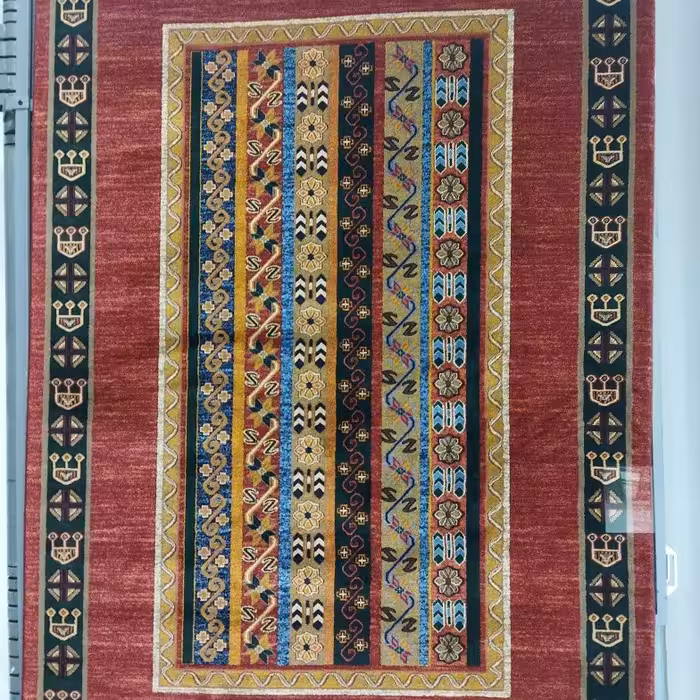 فرش پاتریس  فرش گلیم بختیاری 400شانه طرح کد  9920قالیچه 4متری