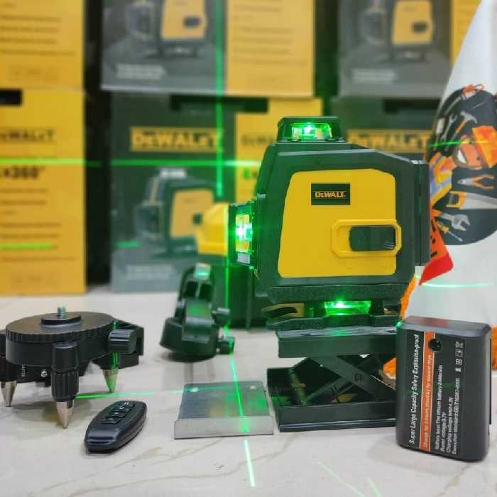 تراز لیزری دیوالت 4بعدی نور سبز