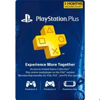 خرید پلی استیشن پلاس سه ماهه آمریکا PlayStation Plus USA 3 Months با بهترین قیمت