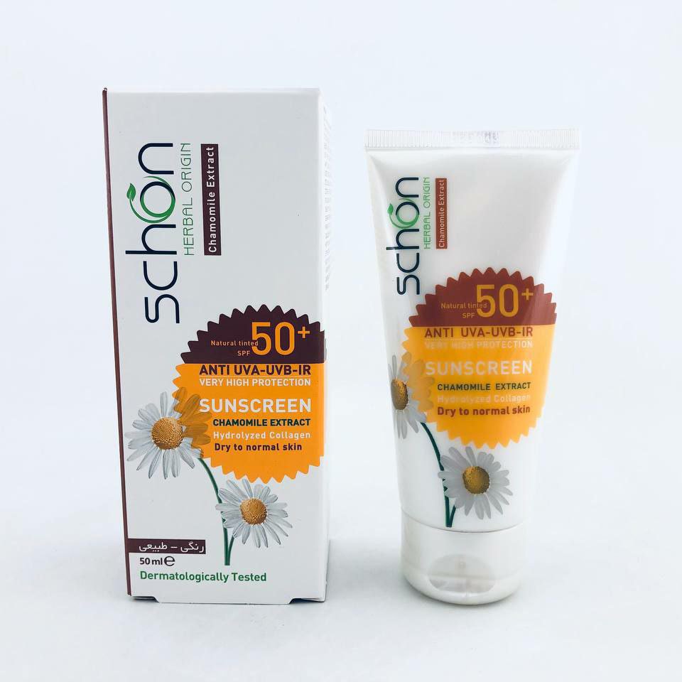 کرم ضد آفتاب رنگ طبیعی فاقد چربی شون
