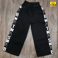 شلوار بگ مشکی BTS دخترانه و پسرانه سایز 75تا100 سنین 6تا13 سال