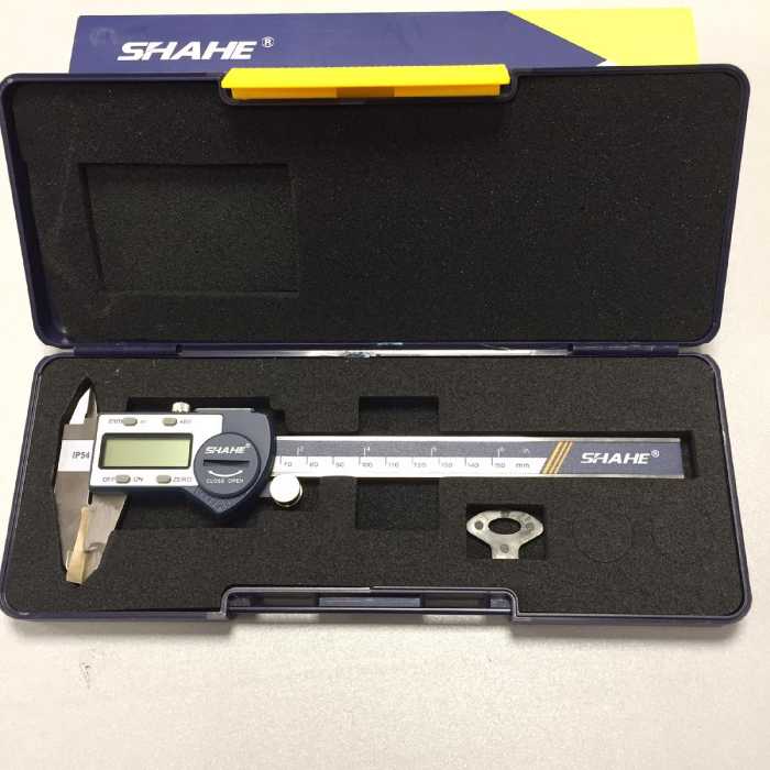 کولیس دیجیتال 15cm برند SHAHE چین درجه یک IP54 عایق رطوبت و روغن