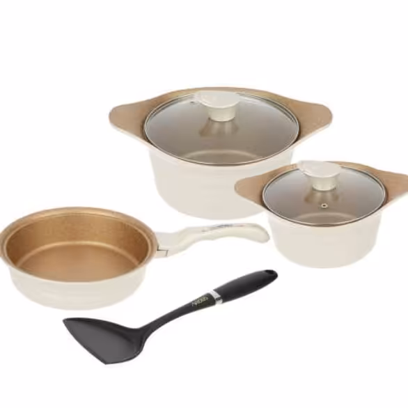 سرویس پخت وپز  6 پارچه محصول عروس تفلون مدل دیاکو 