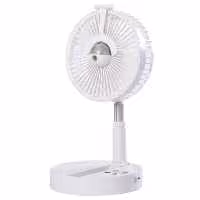 پنکه شارژی رومیزی مدل 4 کاره Smart Folding رنگ سفید