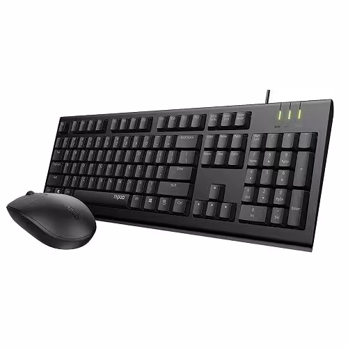 کیبورد و ماوس سیمی رپو مدل Rapoo X125s Wierd