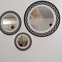 آینه سه تیکه خاص و جذابمون که با تمام آینه های بازاری فرق داره و متفاوته جز غرفه سان لایت جایی دیگه پیداشون نمیکنین