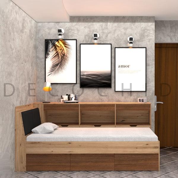 تخت خواب یک نفره D.1091