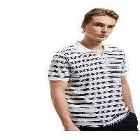 تی شرت یقه پولو سفید مردانه FIT V YAKA POLO T Koton