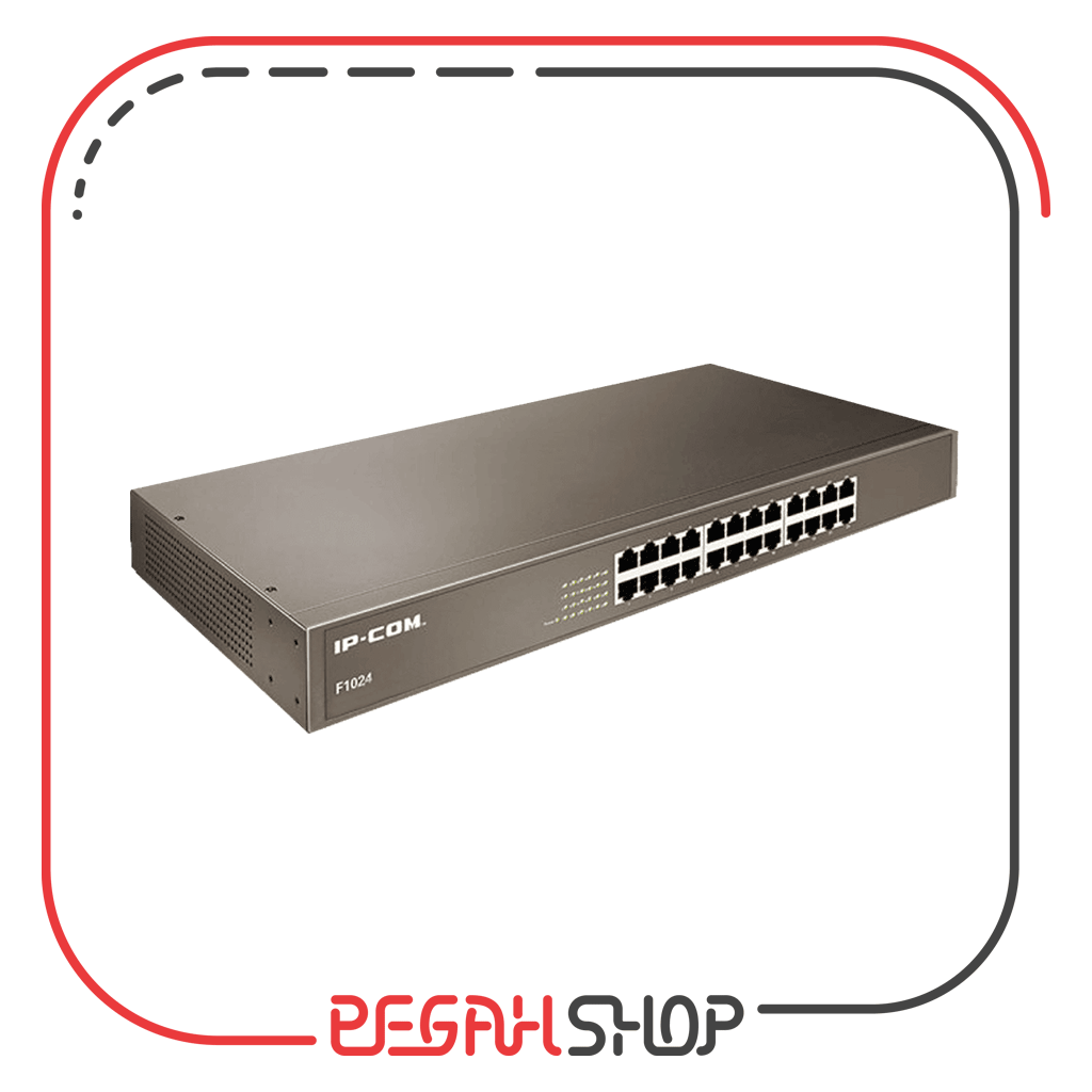 سوئیچ 24 پورت 10/100 مدل IPCOM-F1024