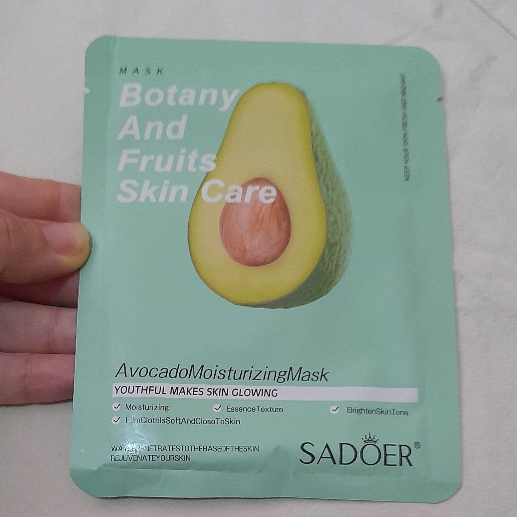 ماسک ورقه ای آواکادو سادور