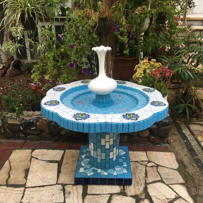 آبنما کاشی حوضی با خاطرات رویایی گذشته