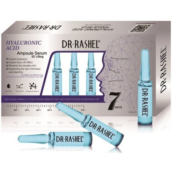 سرم آبرسان هیالورونیک اسید دکتر راشل Dr Rashel Hyaluronic Acid تعداد 7 عدد