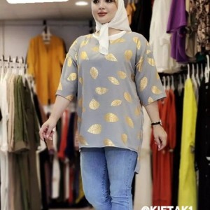 شومیز برگی طلاکوب