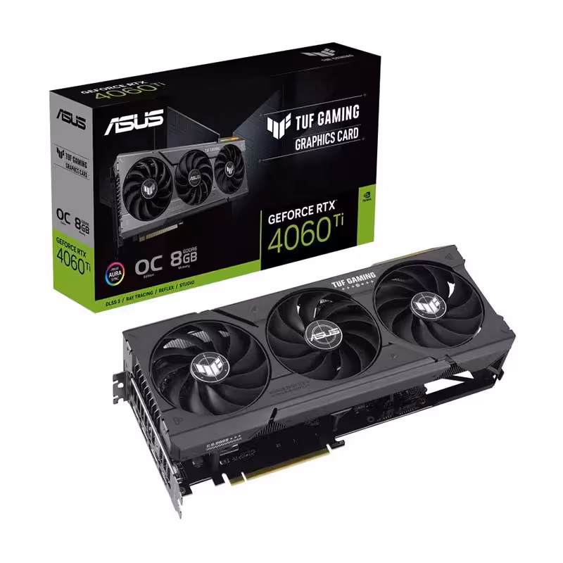 کارت گرافیک ایسوس ASUS TUF Gaming OC RTX 4060 Ti 8GB