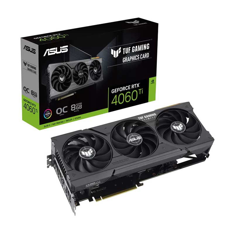 کارت گرافیک ایسوس ASUS TUF Gaming OC RTX 4060 Ti 8GB