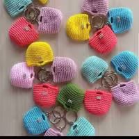 جاکلیدی ساک دستی
دستباف ناری🧶