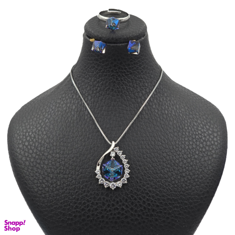 نیم ست زنانه طرح سواروسکی کد swar120