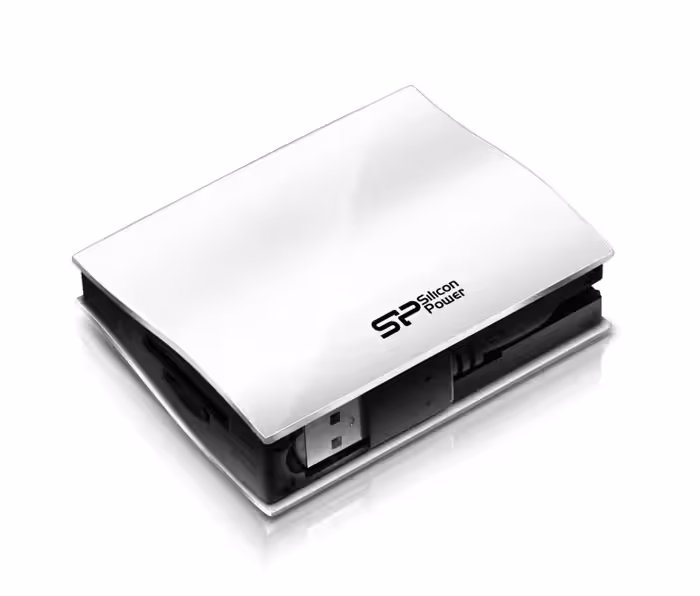 کارت خوان همه کاره از برند سیلیکون پاور با رابط USB 2.0Silicon Power ALL IN ONE Card Reader USB2.0