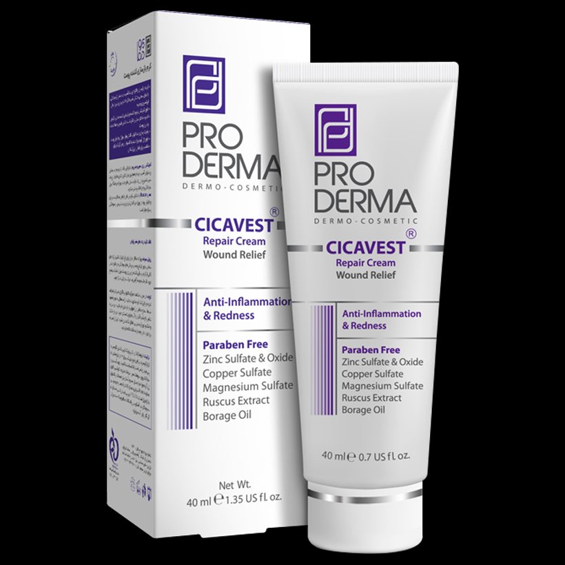کرم بازسازی کننده پوست سیکا وست پرودرما مناسب انواع پوست 40 میلی لیتر
