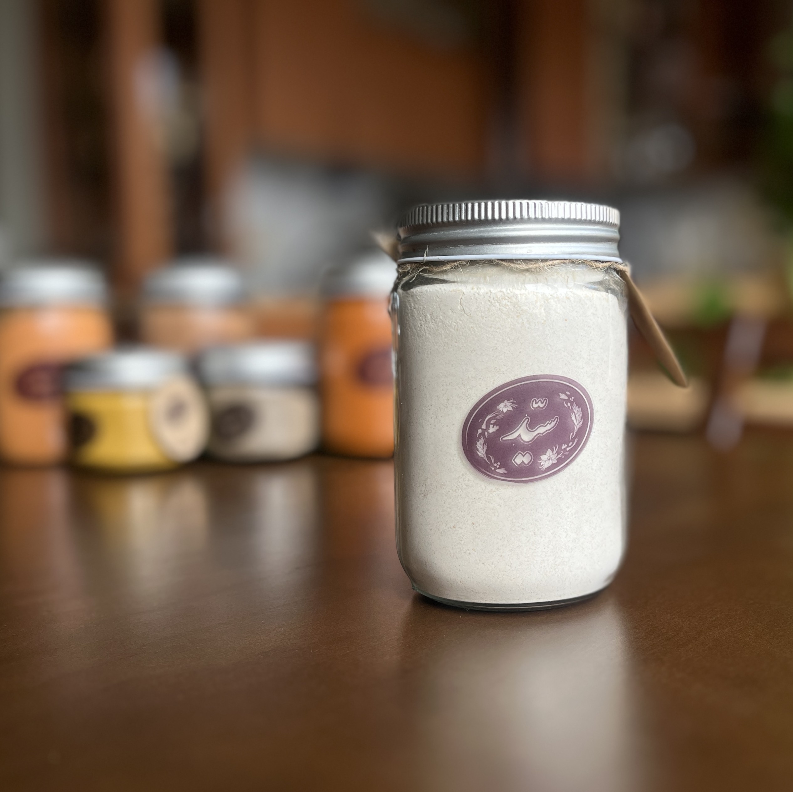 پودر سیر شیشه بزرگ