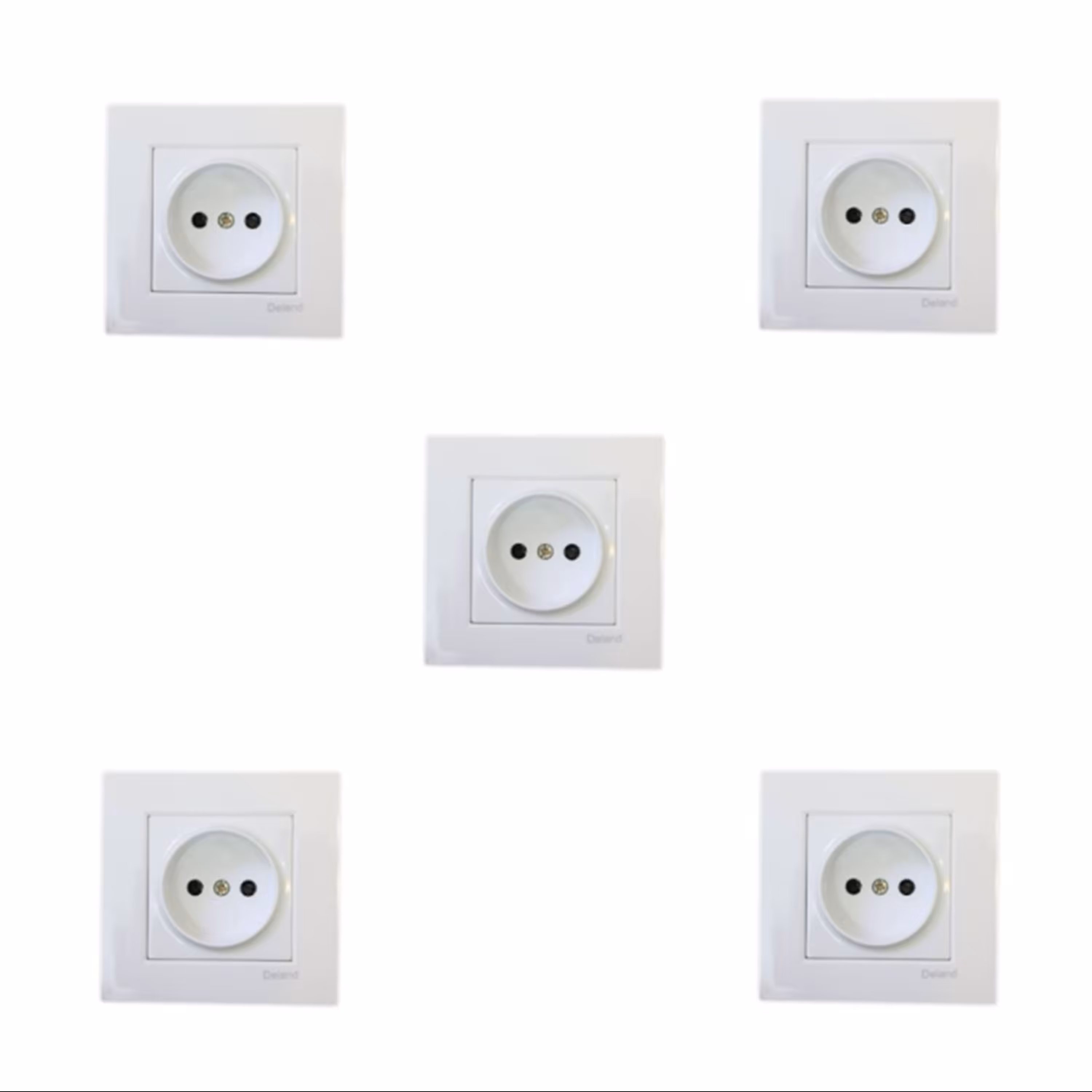 پریز برق دلند مدل آسا بسته 5 عددی