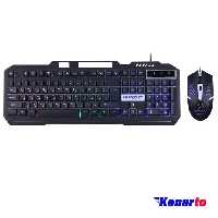 کیبورد و ماوس مخصوص بازی ایکس پی پروداکت مدل XP11400