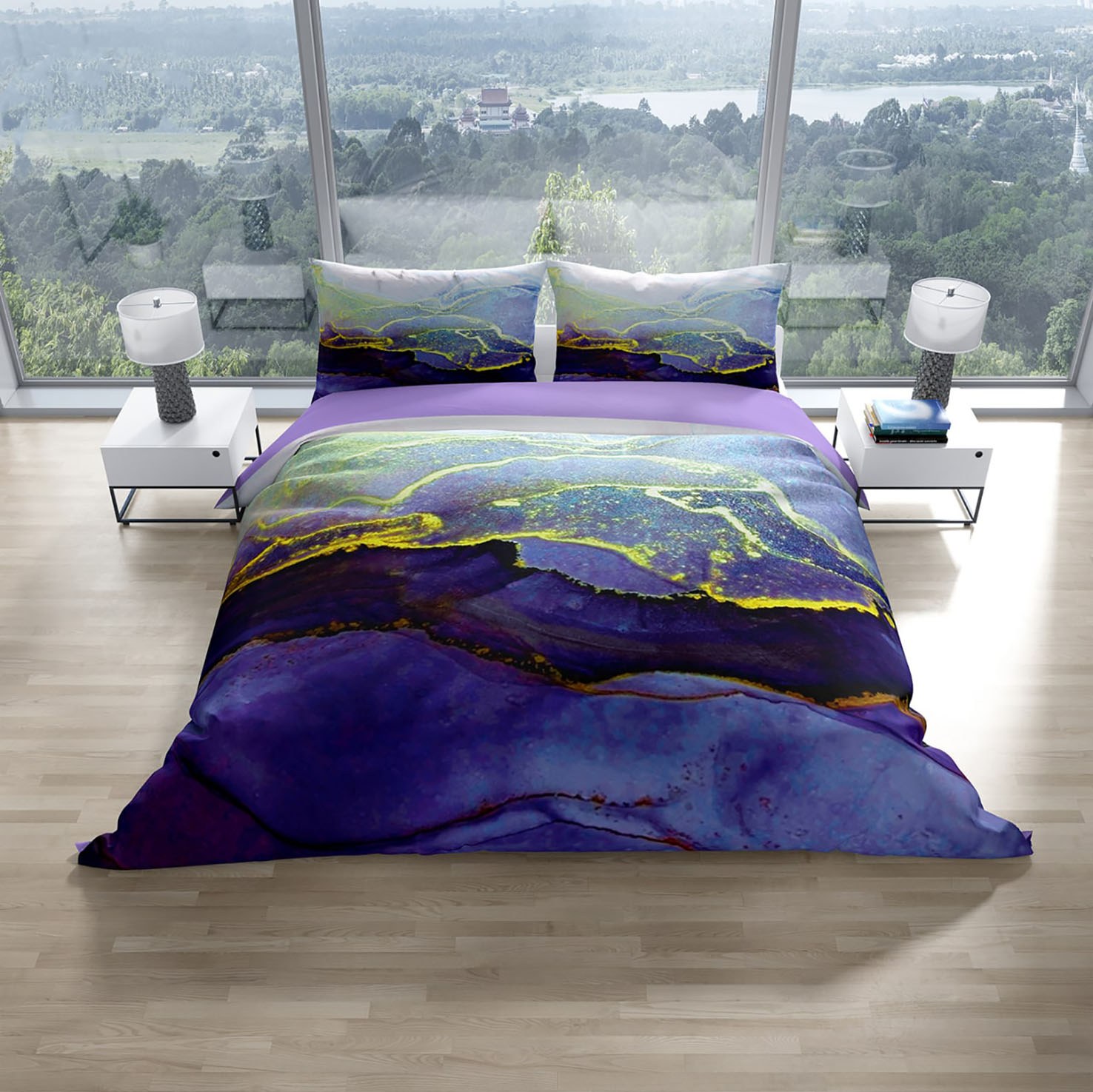 سرویس خواب کد A288 یکنفره 4 تیکه میکرو(چاپ دیجیتال)