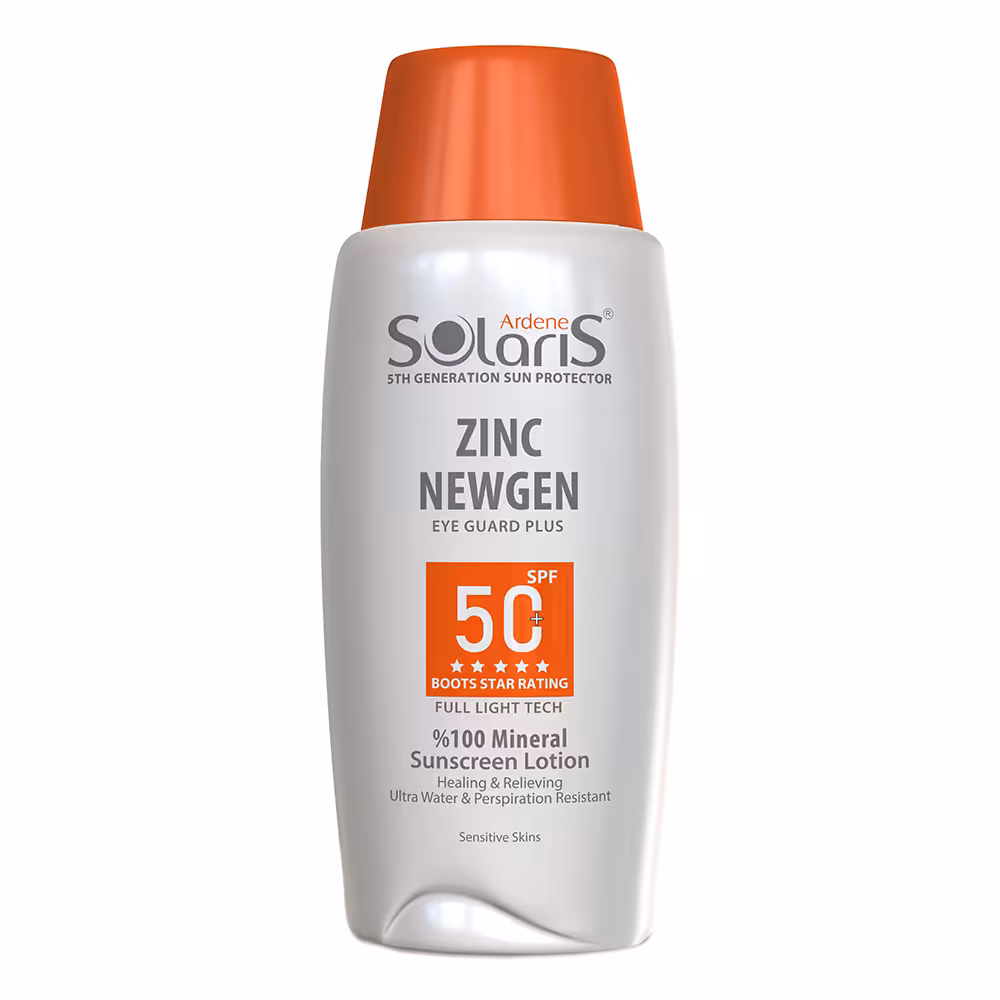 آردن سولاریس لوسیون ضد آفتاب زینک نیوژن التیام بخش پوست SPF 50