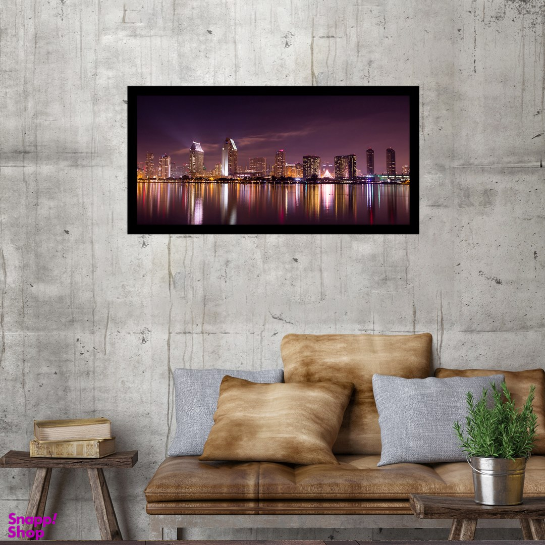 تابلو بکلیت طرح منظره شهر هنگ کنگ مدل B-S2916