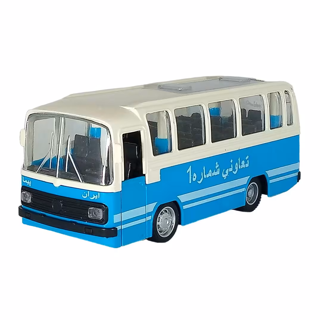 ماکت اتوبوس بنز 302 ایران پیما فلزی کد 4244 ماکتچی