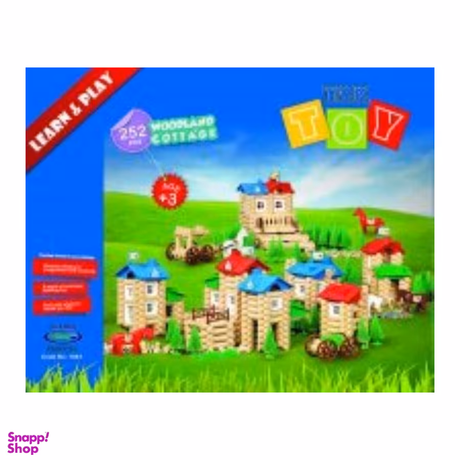 اسباب بازی 252 کلبه جنگلی 252 قطعه TAK TOY WOODLAND COTTAGE TC1044