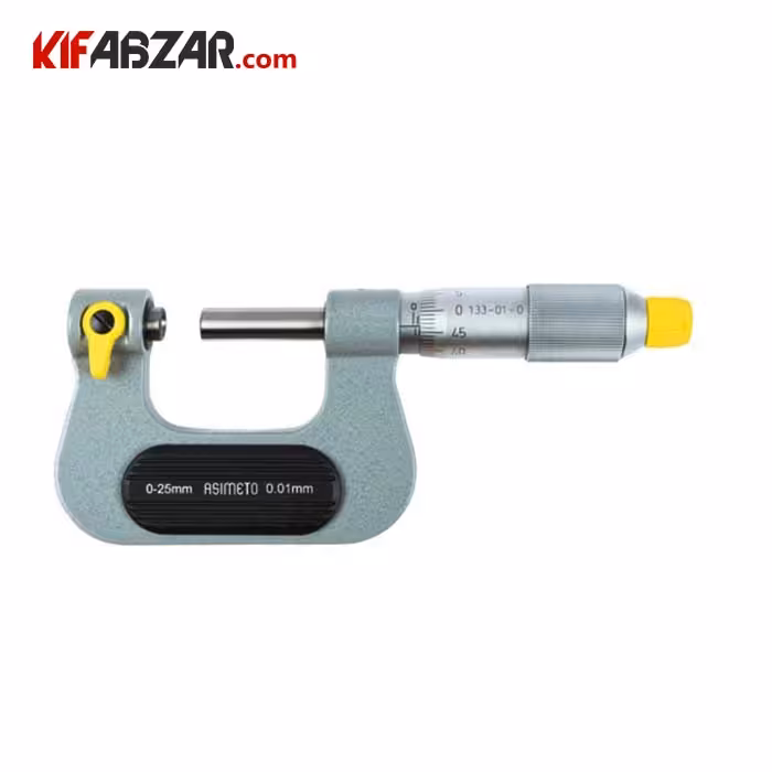 ست میکرومتر پیچ خارج سنج 75-50 میلیمتر آسیمتو مدل 0 03 133