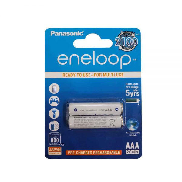 Panasonic eneloop Rechargeable BK-4HCCE AAA Batery | باتری شارژی نیم قلمی پاناسونیک
