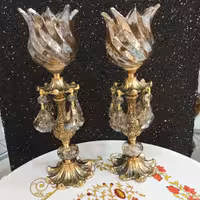 شمعدان برنجی کاراکاس سایز کوچک ( برنز )