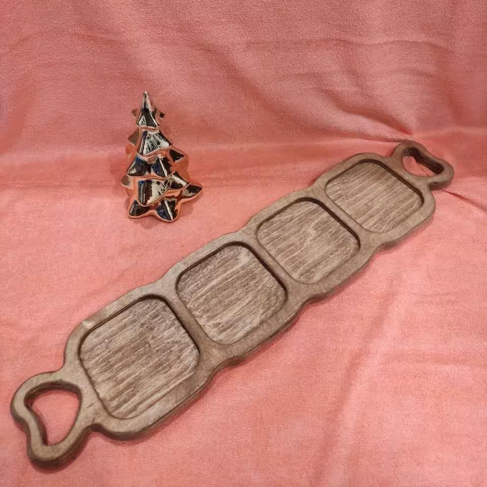 اردو دسته قلبی 4 خانه چوب 