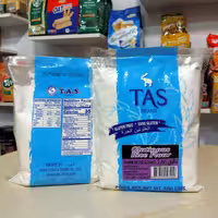 آرد گلوتینوس بدون گلوتن برند تاس500 گرم اصل تایلند درجه یک پک 1 عددی