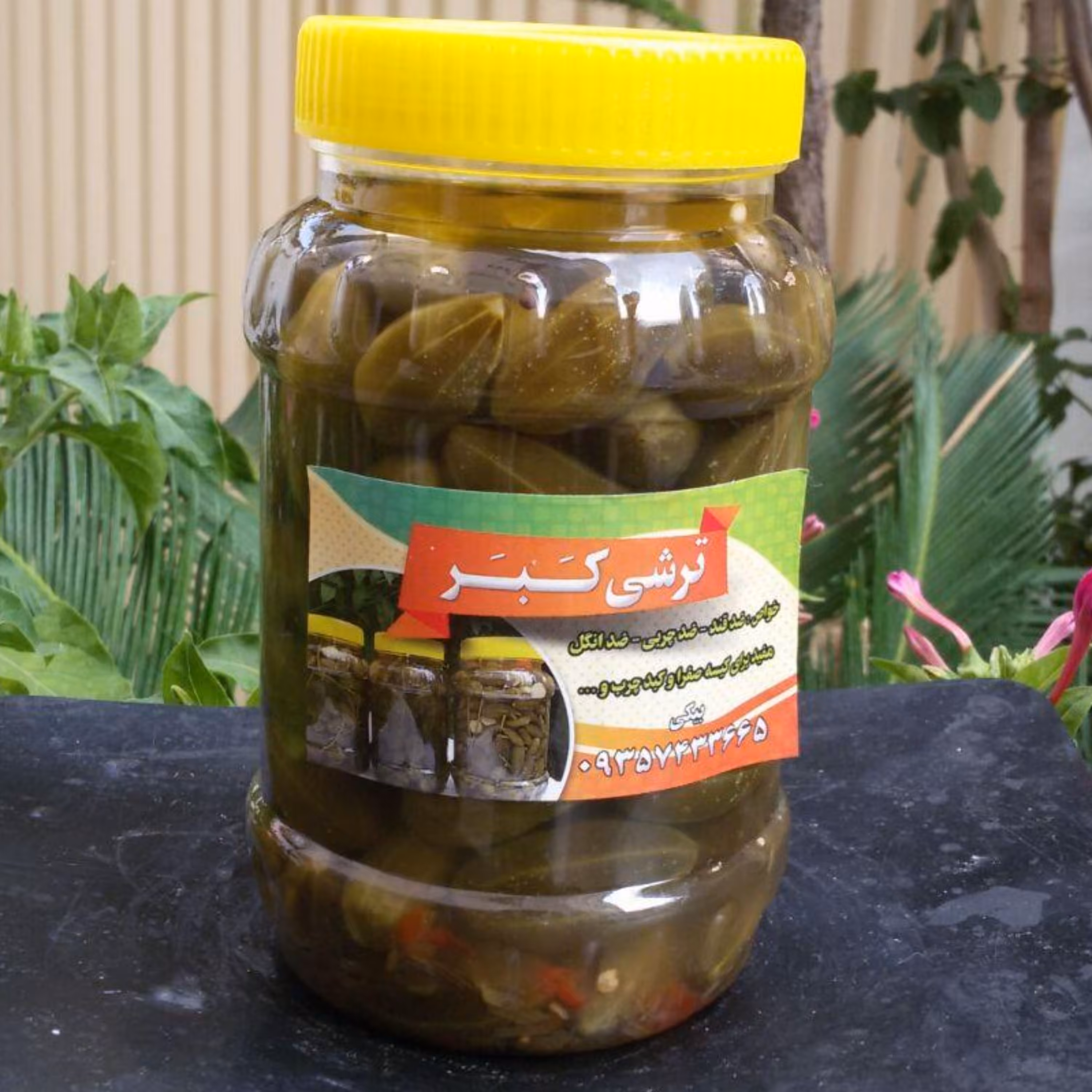 ترشی خیار متوسط کبر وزن700 گرمی