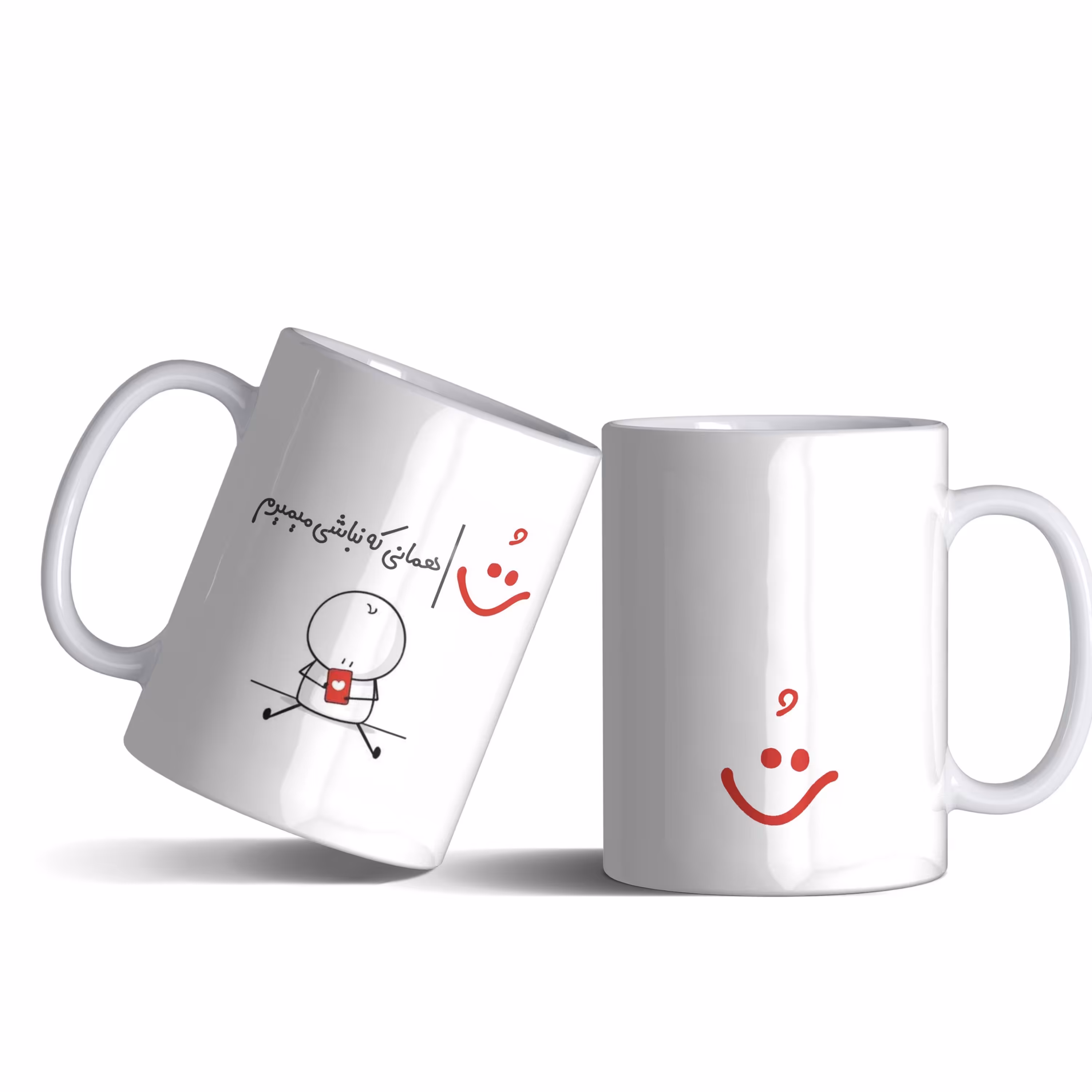 لیوان (ماگ) طنز با متن تٌ همانی که نباشی می میرم...