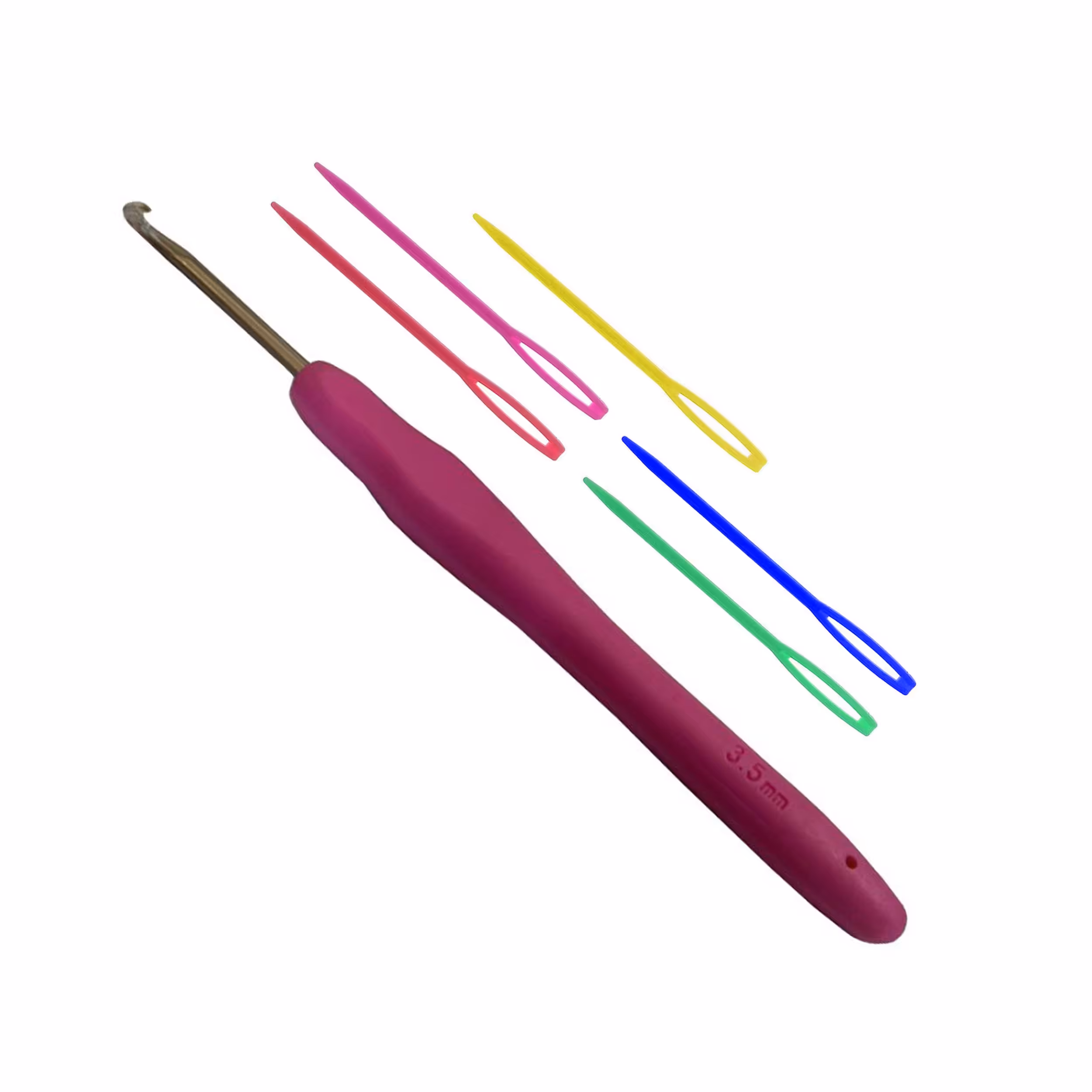 قلاب بافتنی کد ZHL-SO-3.5 به همراه ملزومات پک 6 عددی