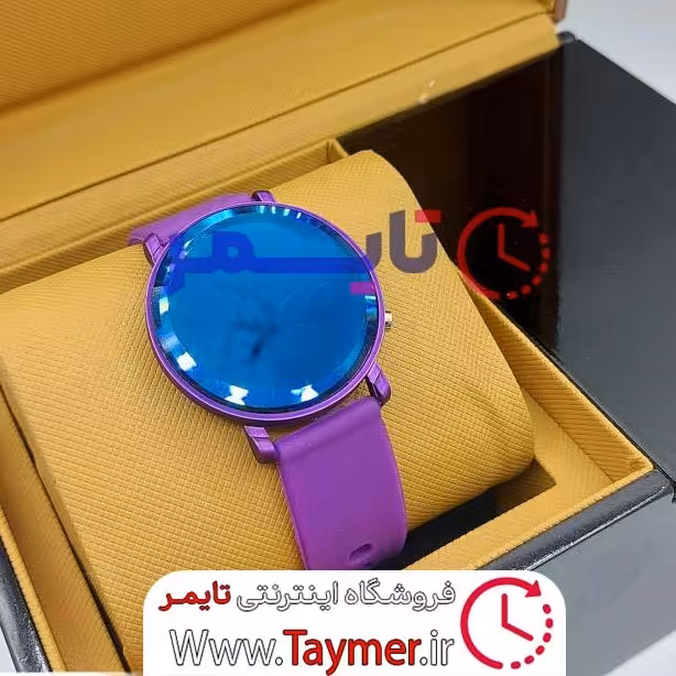 ساعت  زنانه دخترانه دیجیتالی فانتزی مارک والار رنگ بنفش جذاب