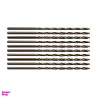 مته آهن زیناکس مدل نیمه بلند کد YP-HSS-3MM-10CM سایز 3 میلی متر مجموعه 10 عددی