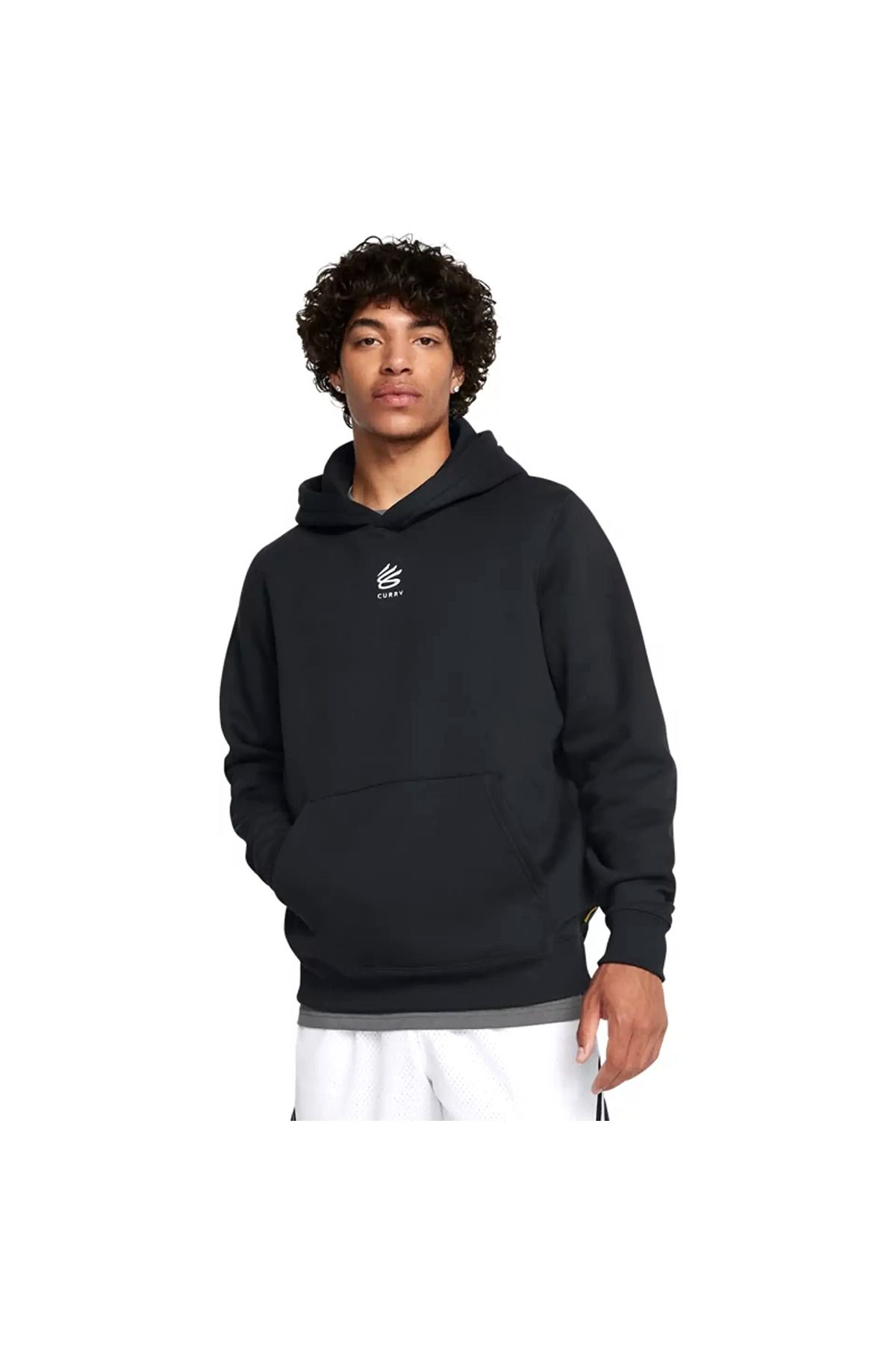 سویشرت ورزشی مشکی مردانه خدمات بسکتبال سیاه پوست بالای 001 Under Armour