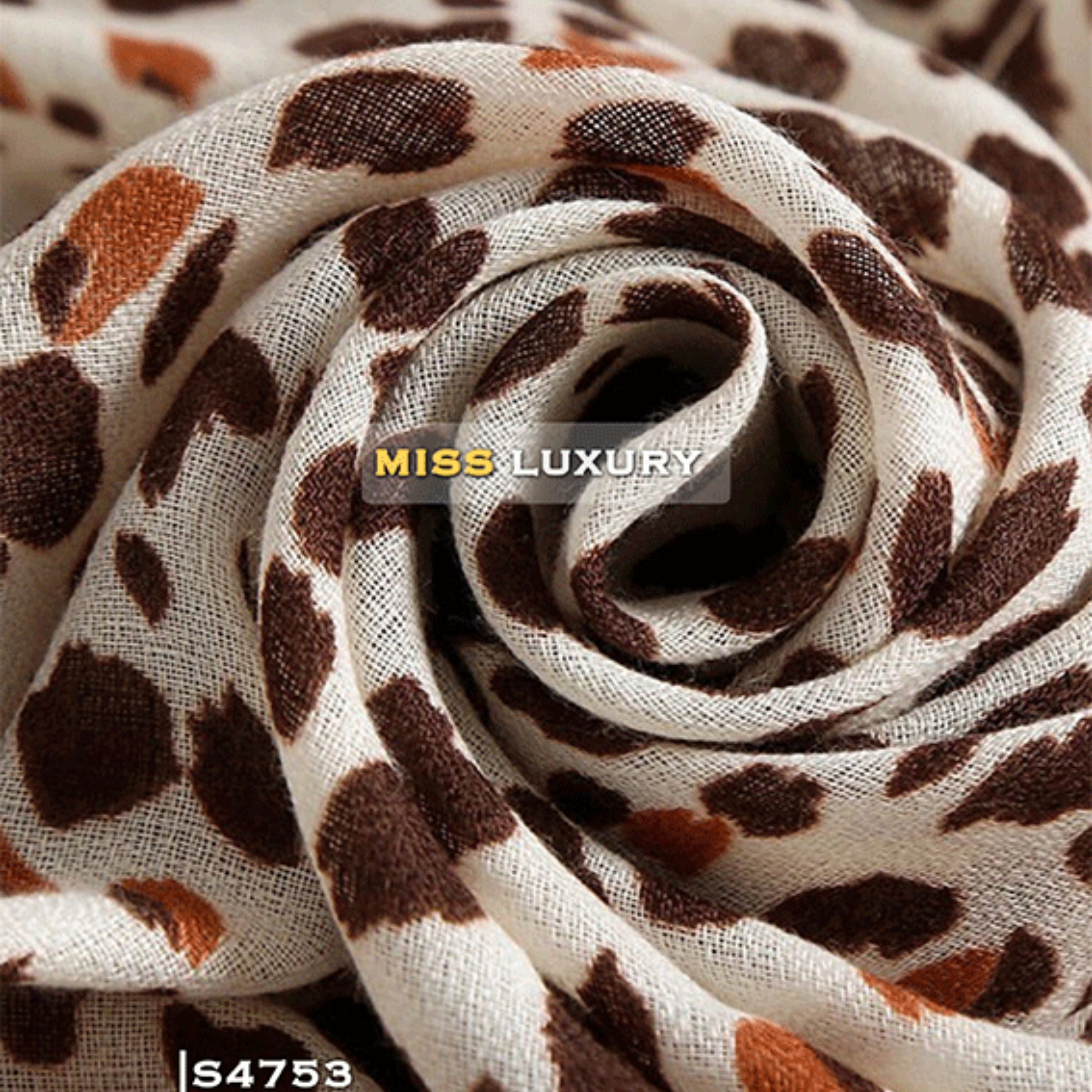 شال نخ پنبه کشمیری S4753