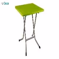 میز تاشو ناهار خوری مربع ناصر پلاستیک مدل 723