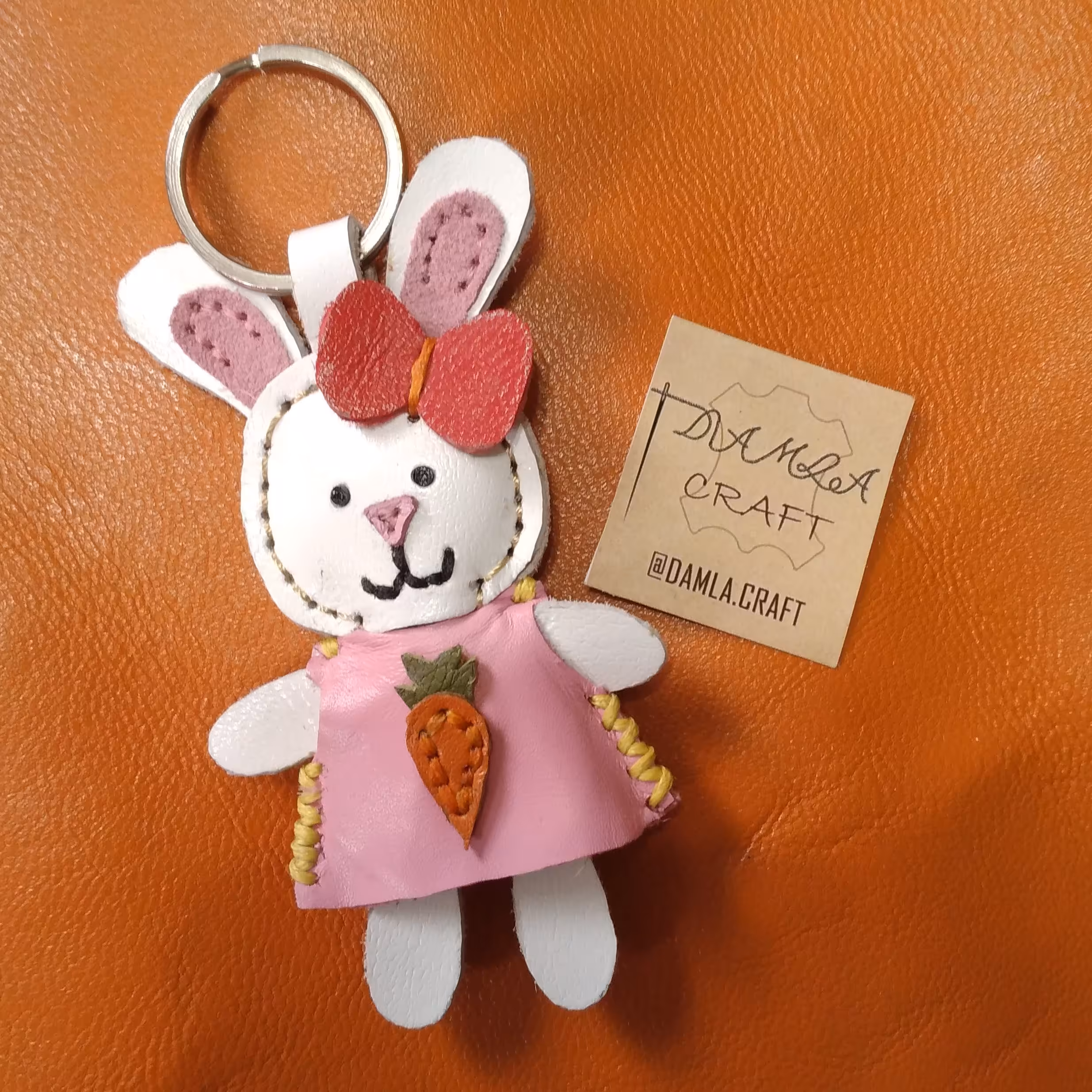 جاکلیدی چرمی خرگوش کوچولو