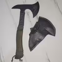 تبر سفری مارک viking دارای غلاف جنس استیل با محافظ دسته