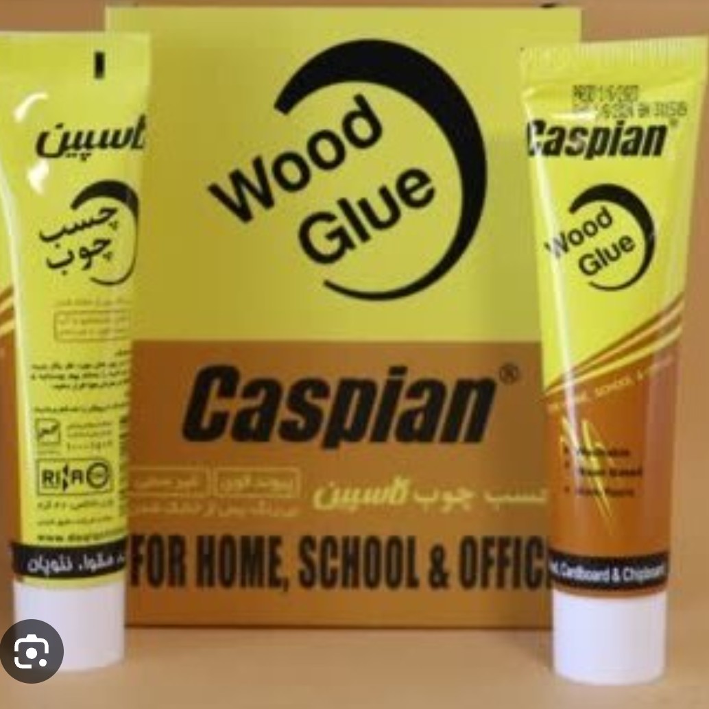 چسب چوب برند کاسپین و رازی بسته 12عددی 
