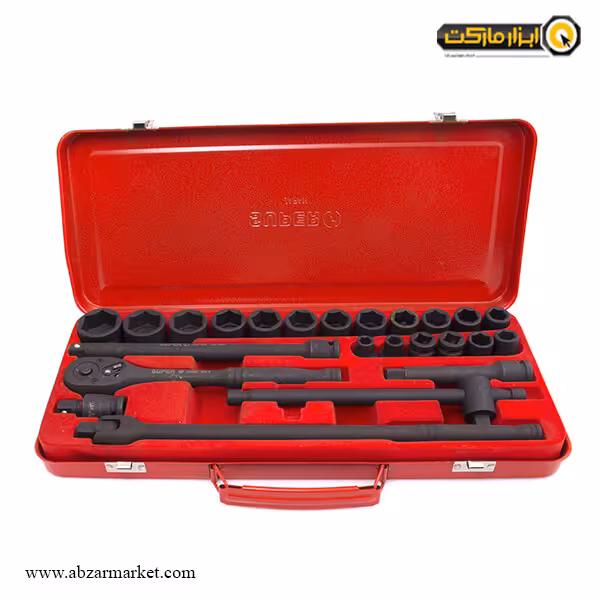 جعبه بکس لایت 25 پارچه 1/2 اینچ مدل SU-25P-2009