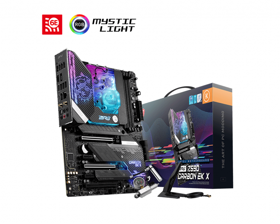 مادربرد ام اس آی مدل MPG Z590 CARBON EK X سوکت 1200