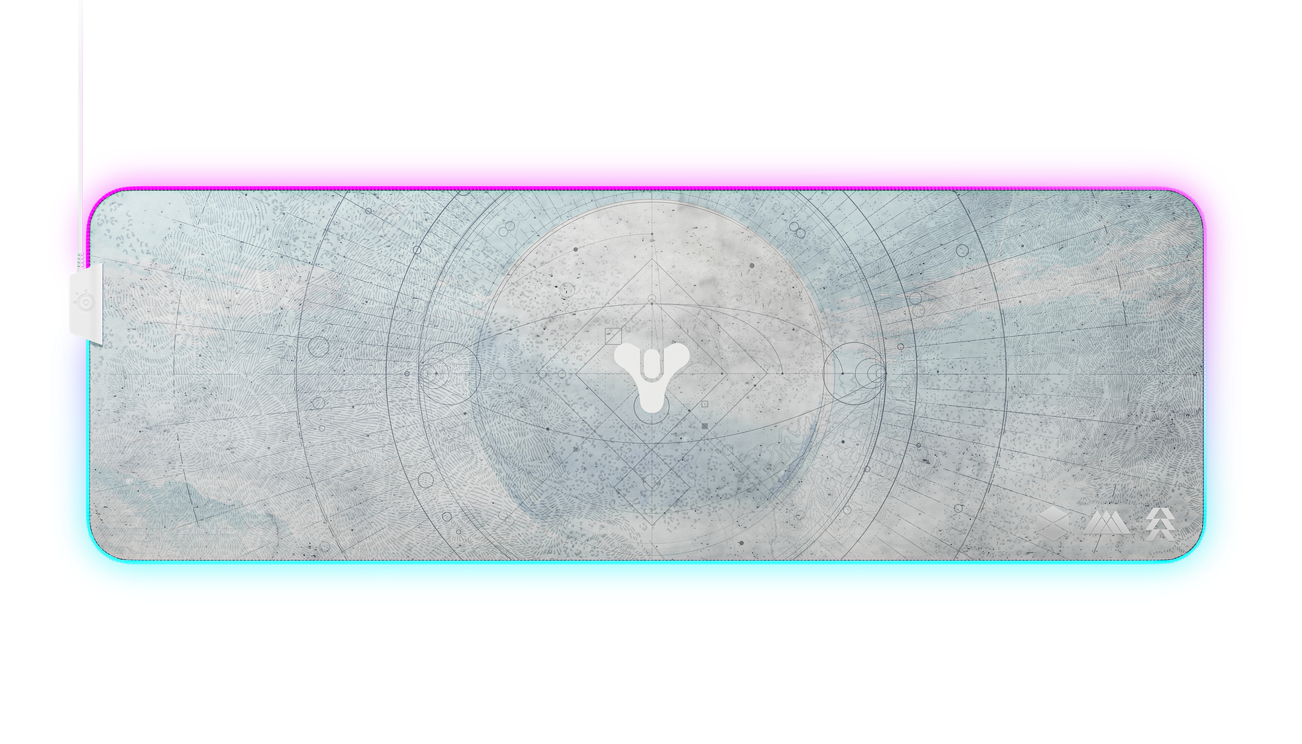 خرید ماوس پد SteelSeries QcK Prism RGB Destiny 2 Edition با بهترین قیمت